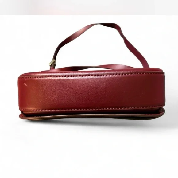 Kate Spade Patchwork Medium Flap Red and Burgundy Women's Bag - Picture 3 of 4